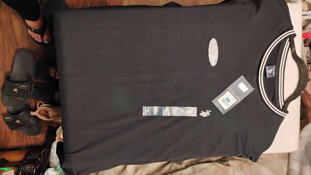 Black Polo XL Tee Shirt