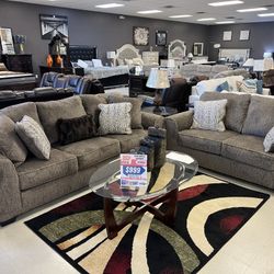 Cheapest Price 🚨 Olin Sofa&Loveseat By Ashley. $10 Down 