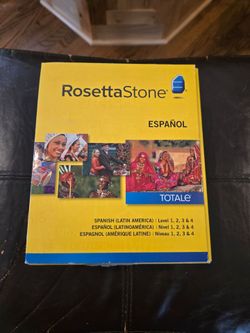 Rosetta Stone Spanish (Latin America) Totale Version 4 (Levels 1–4) box set