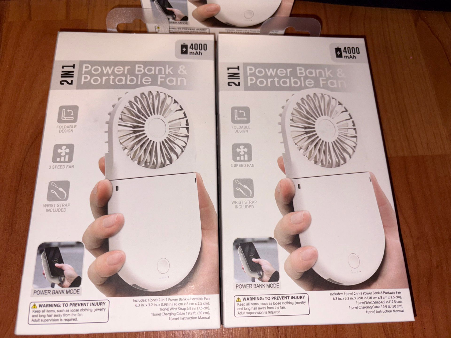 Power Bank And Portable Fan