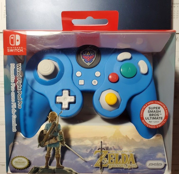 Nintendo Switch Zelda Fight Pad Pro GameCube Style Controller PDP