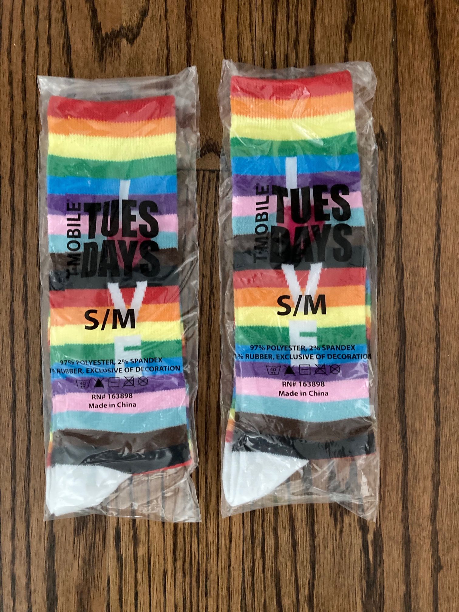 **Show Your Pride With These L❤️VE Rainbow Socks🌈