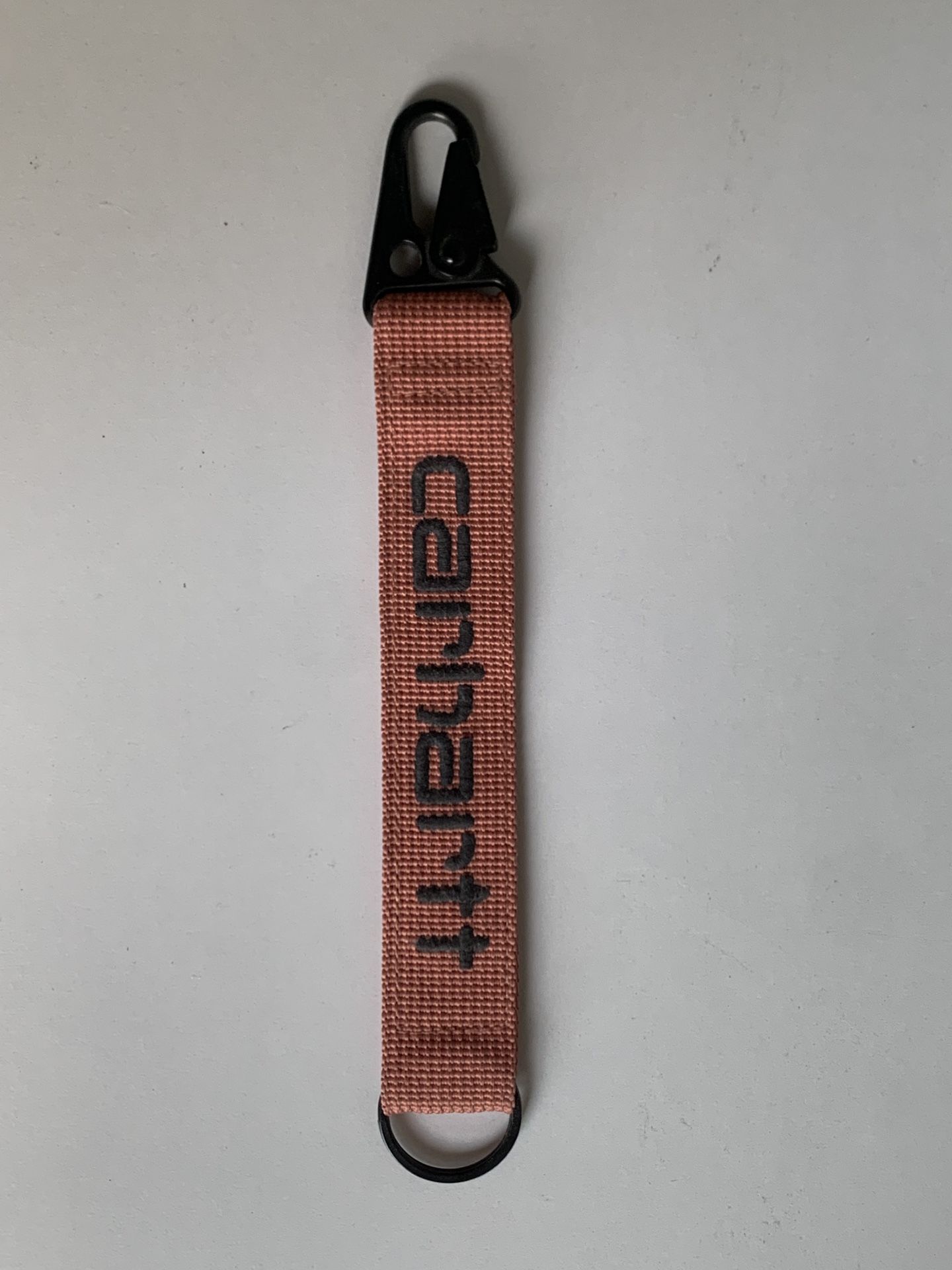 Carhartt Keychain Clip – Coral / Pink Color