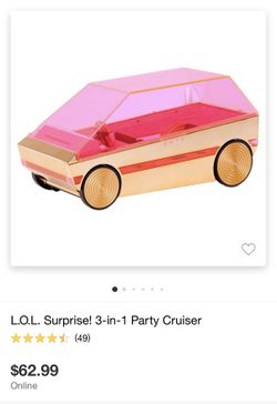 LOL Surprise 3 In 1 Party Cruiser (Retail Value $63)