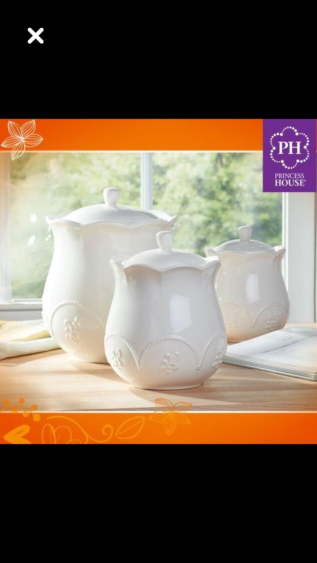 Princess House Set De Botes Marbella / Marbella Canister Set