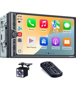 Double Din Stereo with Wireless Apple Carplay and Android Auto
