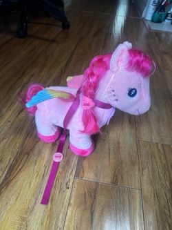 Barbie Pink Pegasus Unicorn Plush Toy