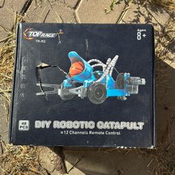 Remote Control DIY Robot Catapult Kit Robotic Arm Electronic RC (Open Box)