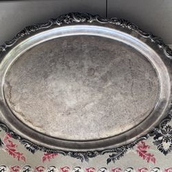 Silver Platter Tray
