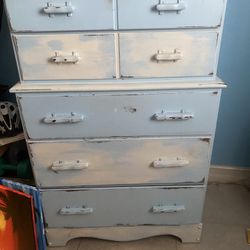 Distressed Wood Dresser