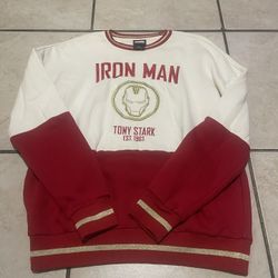 Iron Man Tony Stark Crewneck Sweater Marvel 