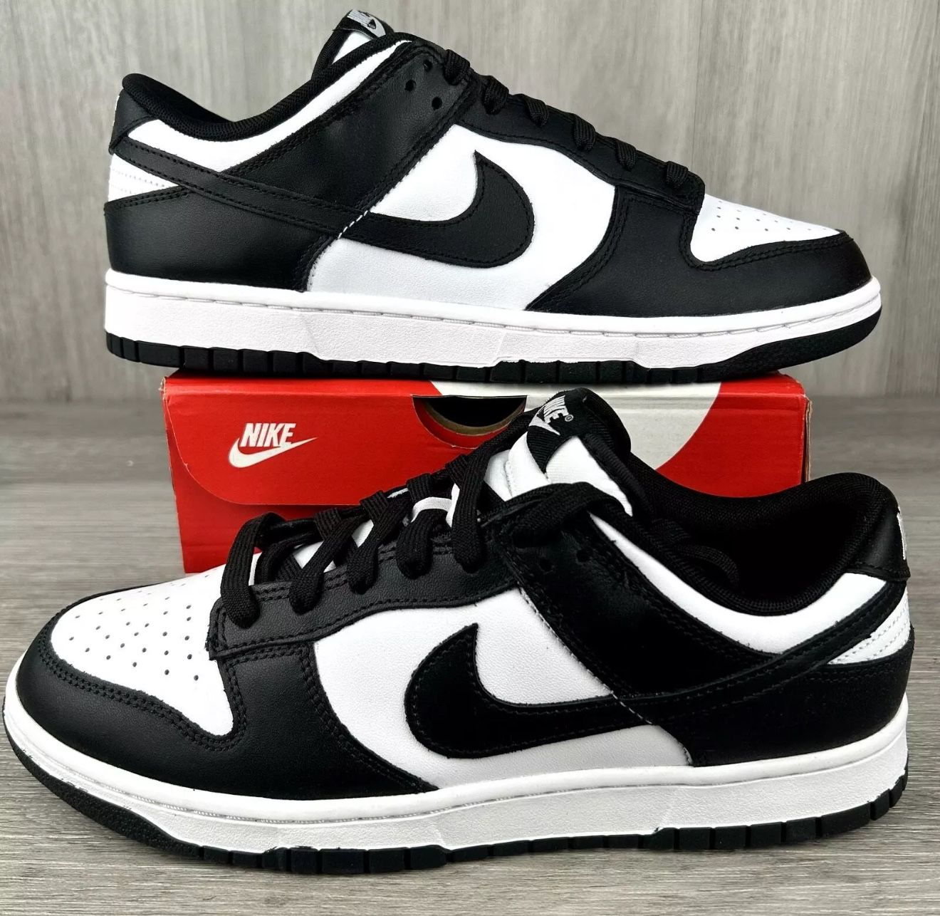Nike dunk low Men’s size 10.5 Panda Black and white retro og rare sneakers new Nike Dunk Low Retro SE Men main image 4