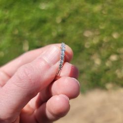 14K White Gold Women's Engagement Ring