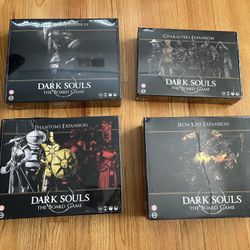 4 Dark Souls Board Game Expansions (Sealed, READ DESCRIPTION ) - Phantoms Expansion - Characters Expansion - Explorers Expansion - Iron Keep Expansion