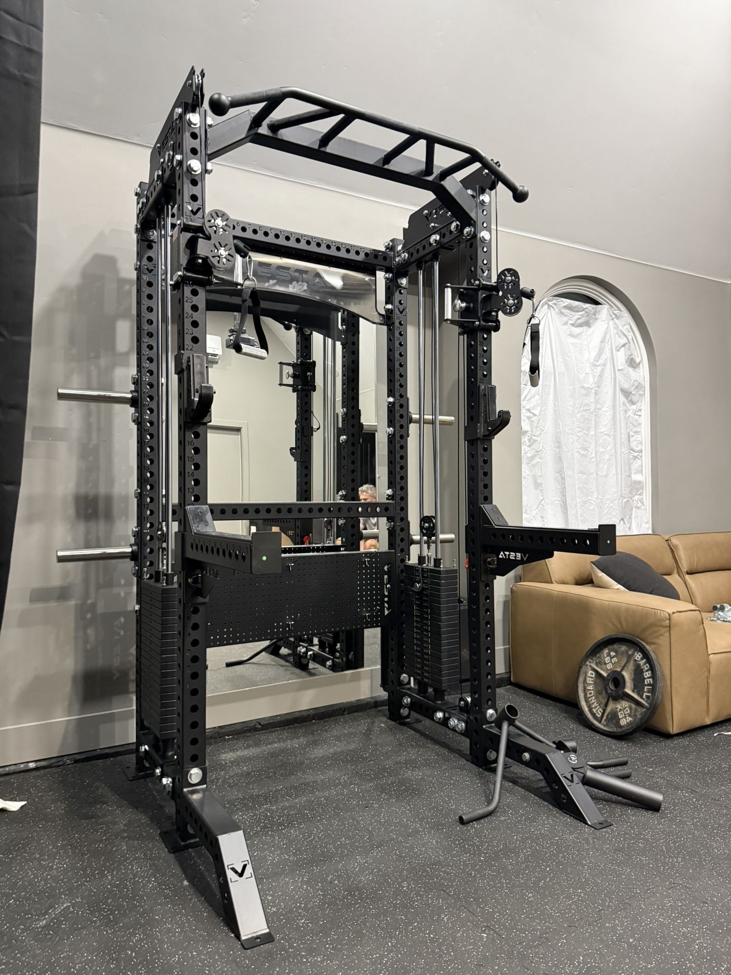 Vesta Fitness PRO SERIES 2-1 Ultimate Half Rack Functional Trainer/Gym Equipment/ Home Gym/ Fitness/ FREE DELIVERY 🚚