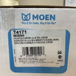 Moen 3 Function Diverted Valve Trim T4171