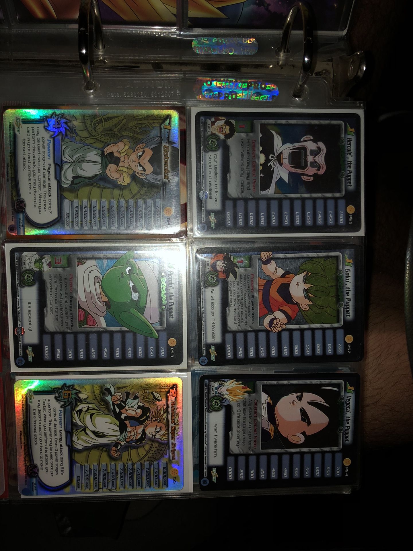 Dragon Ball Z cards
