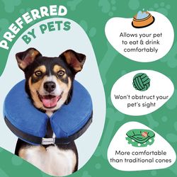 BENCMATE Inflatable Dog Cone Collar Alternative