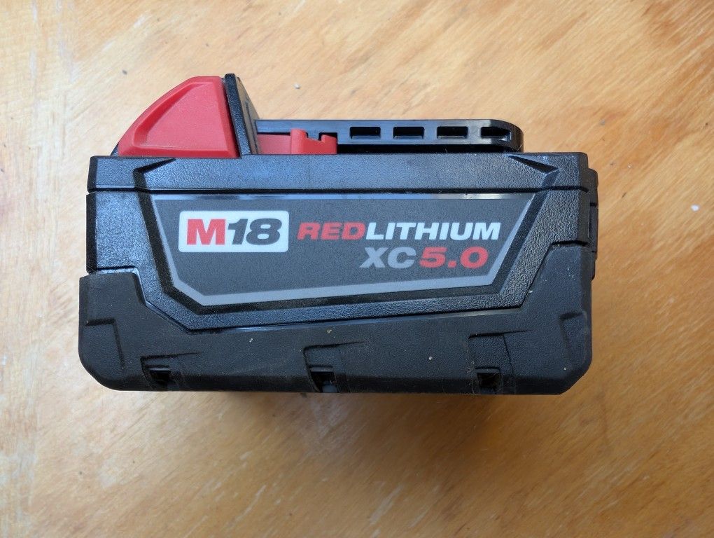 Milwaukee M18 5.0 Obviously Used