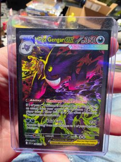 Mega Gengar ex Pokémon Card 284/217 Secret Rare