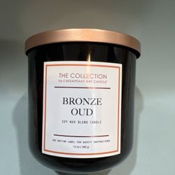 Brand New Bronze Oud Scented Candle