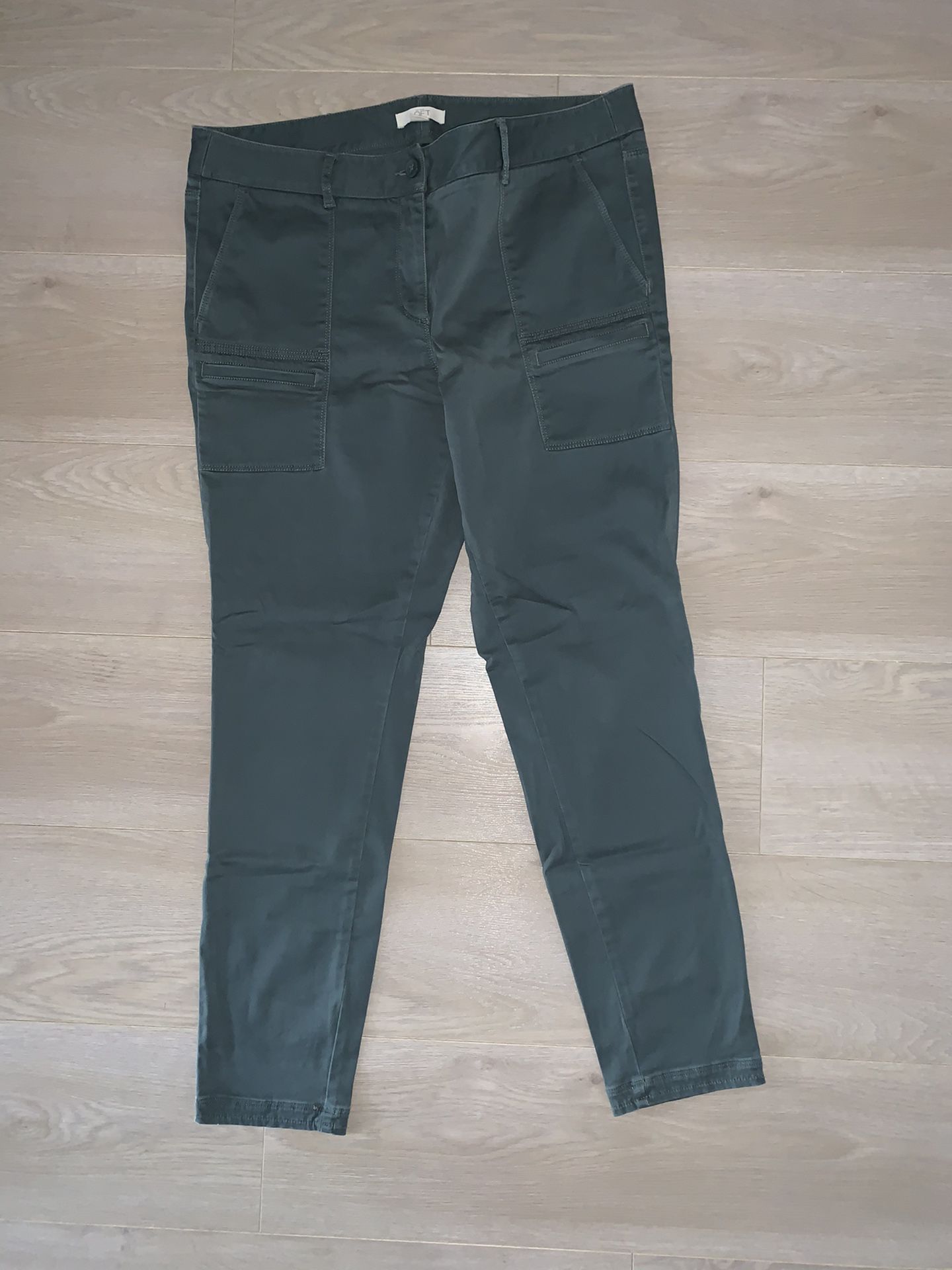 Loft Army green Jean leggings