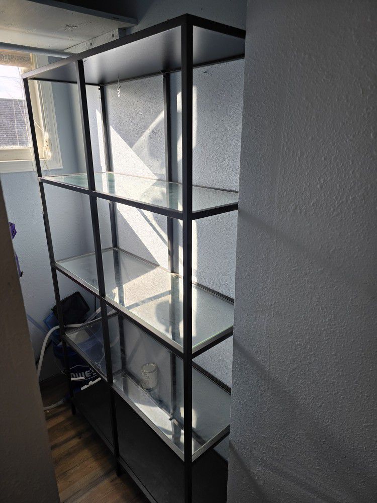 Glass Standing Shelf 