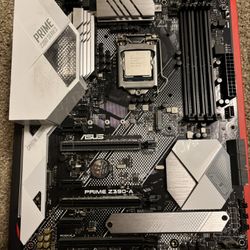 Prime Z390-a mother board and intel i7-9700k cpu