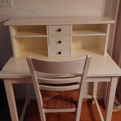 Wooden Desk And Chair