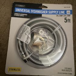 New Stainless  Universal Dishwasher 5ft Water Line