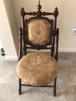 0ver 120 yr old Wooden Antique Beautiful folding chair