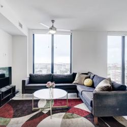 Grey Sectional L Shaped Couch