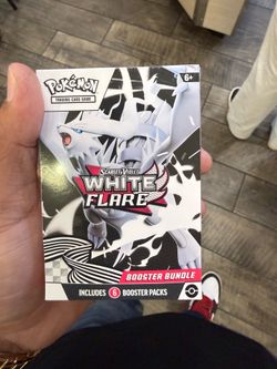 White flare booster pokemon cards