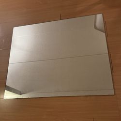 Frameless 42”x35” Mirror