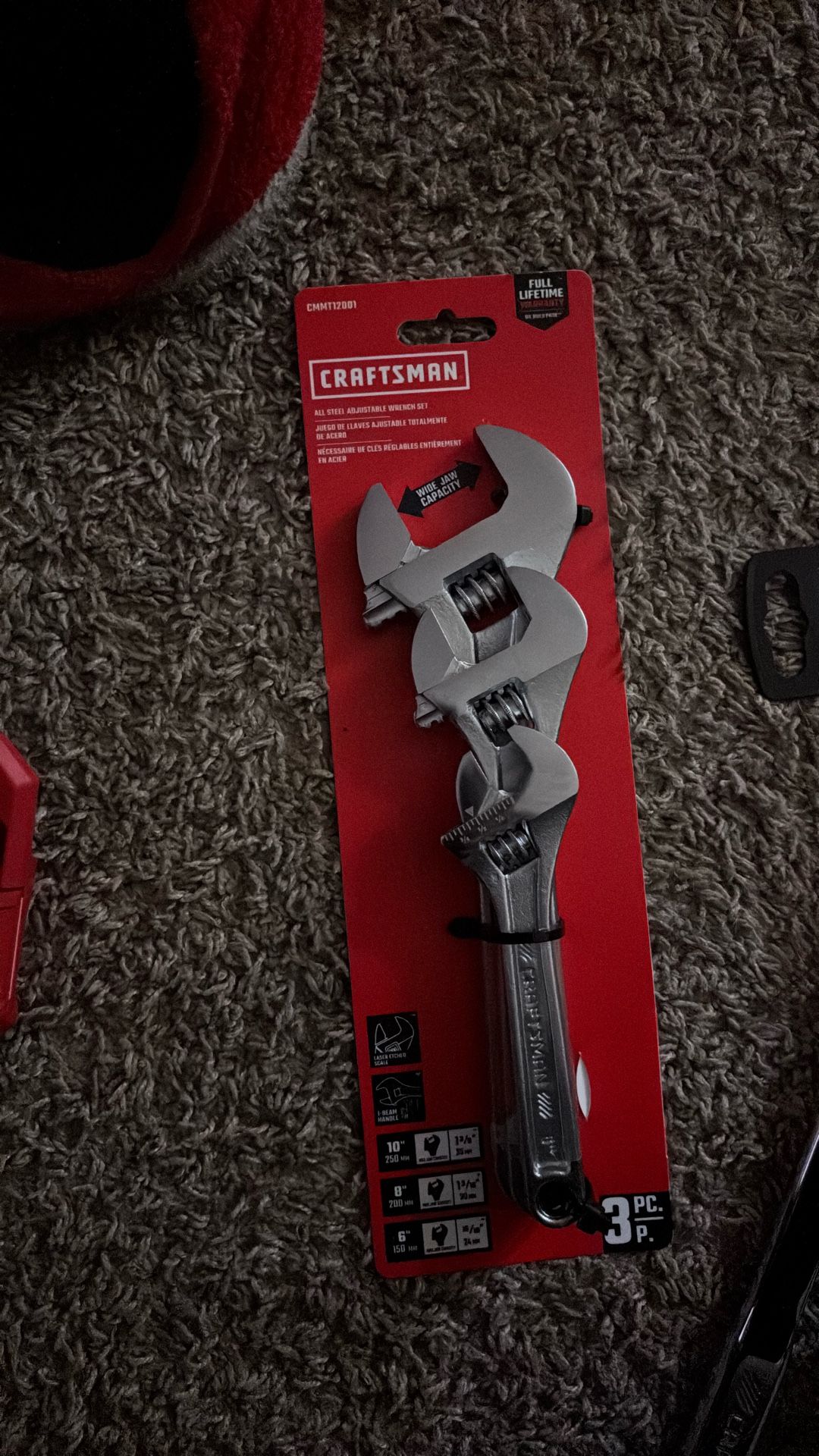 Craftsman 3 Piece Wrench Set