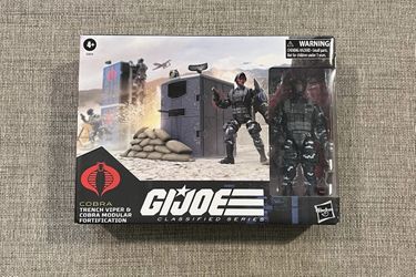 GI Joe Classified Trench Viper & Cobra Modular Fortification