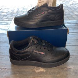Reebok Club C 85 Men's Shoes Black / Charcoal AR0454 size 6.5 M