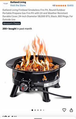 Propane fire pit