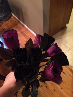 Halloween fake flowers