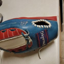SPALDING VINTAGE "DON KISSINGER"13" SOFTBALL GLOVE .AUTOGROPH MODEL 13" -- $100 FIRM PRICE 
