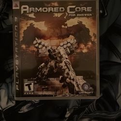 Armored Core For Answer Ps 3