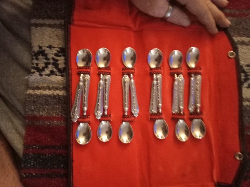 Italian Coin Silver 800 Spoons