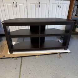 Newly Built Espresso Corner TV stand 