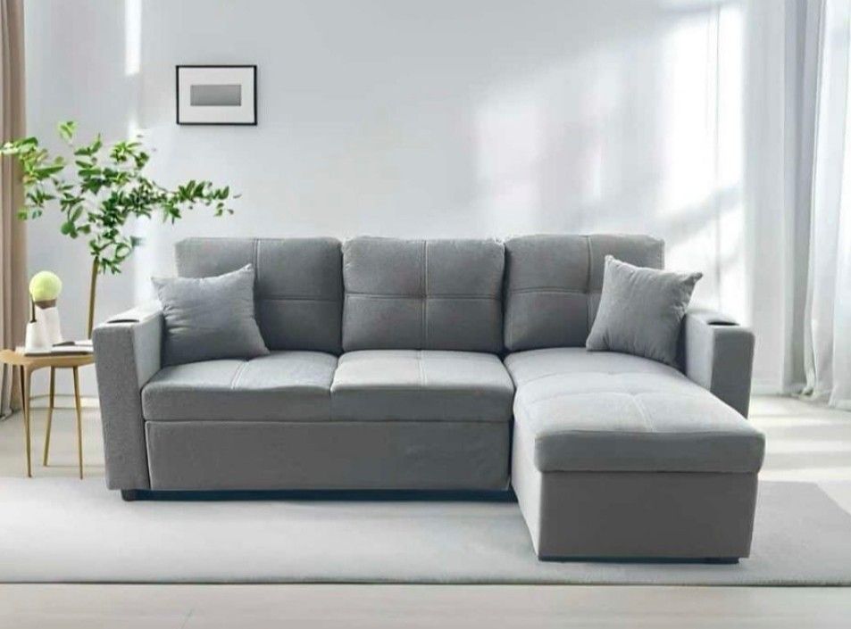 New SOFA SLEEPER soft And Comfortable Couch L SHAPED SECTIONAL
