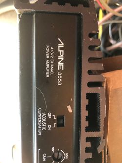 Alpine 4 Chanel amplifier