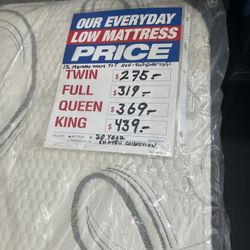 Twin Mattress Premium With 1.5” Memory Foam Pillow Top