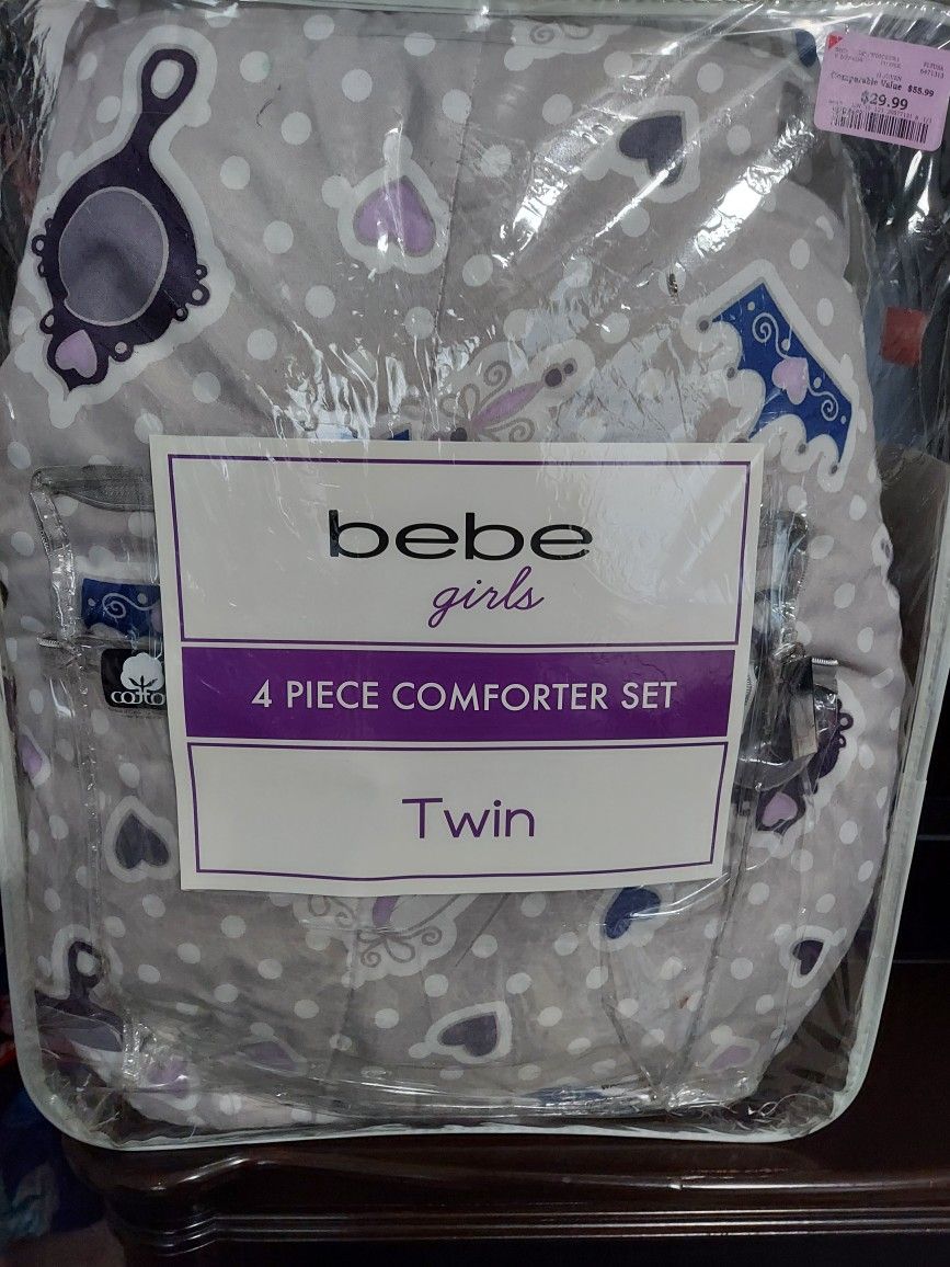 Bebe Girls Twin Comforter
