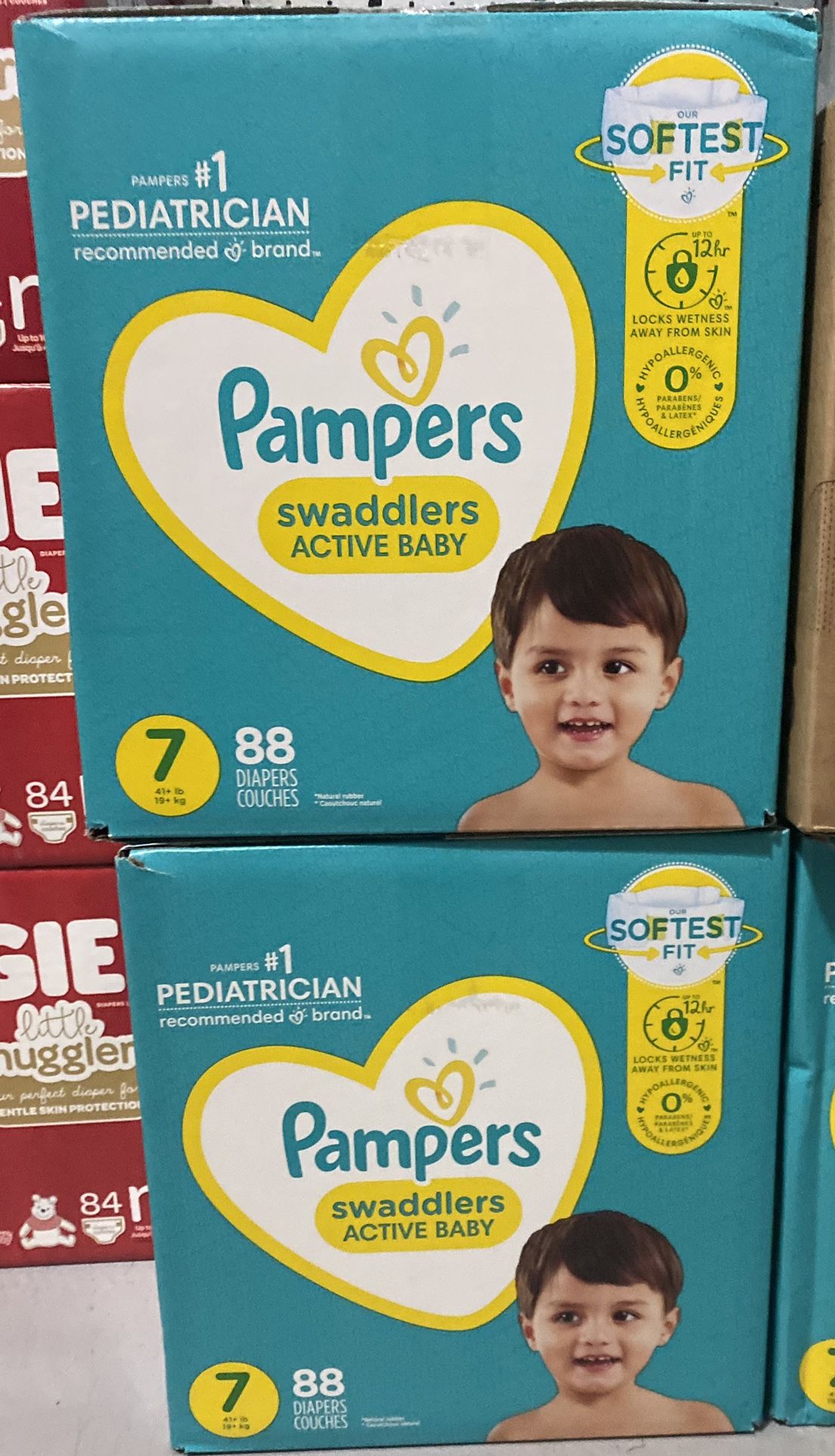 Pampers Swaddlers Size 7 88count 