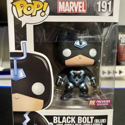 Black Bolt (Blue) Funko #191