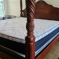 NEW KING PILLOW-TOP MATTRESS AND BOX SPRING 